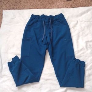 Jaanuu scrub pants. Carribian blue